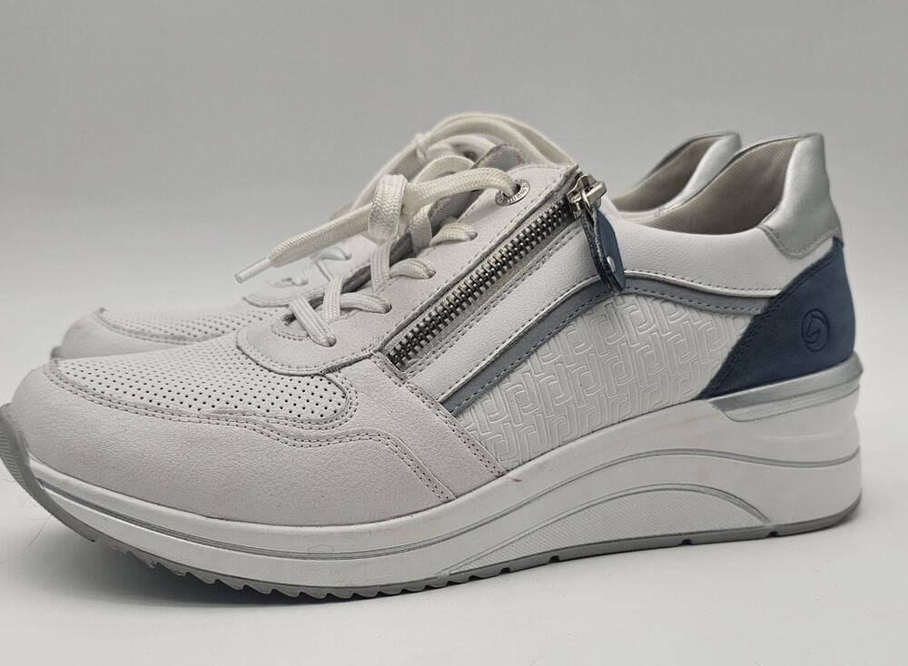 Remonte Eleni Sneakers White And Blue Womens 41 US 9.5-10